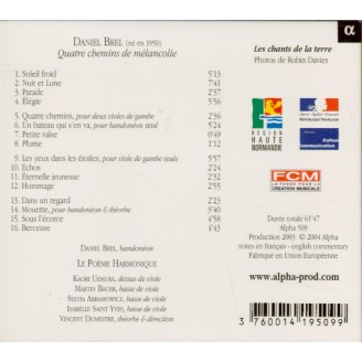 BREL - Poème Harmoniqu - Quatre chemins de mélancolie..